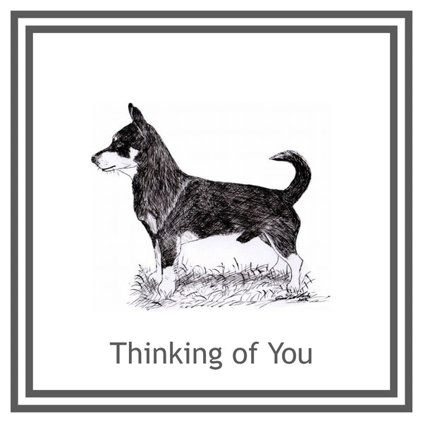 Lancashire Heeler Greeting Card Choice of 6 Designs BIRTHDAY, THINKING OF YOU, BLANK