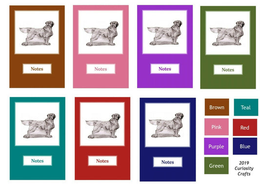 Golden Retriever A5 Wire Bound Notebook