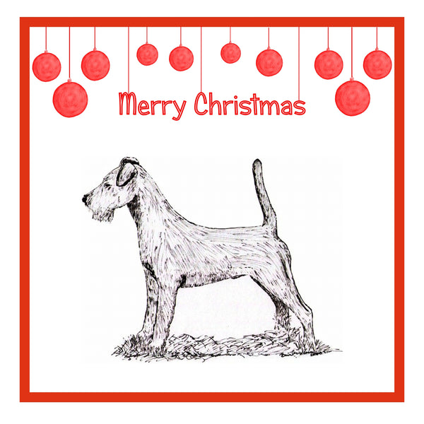 Irish Terrier Christmas Card Choice of 3
