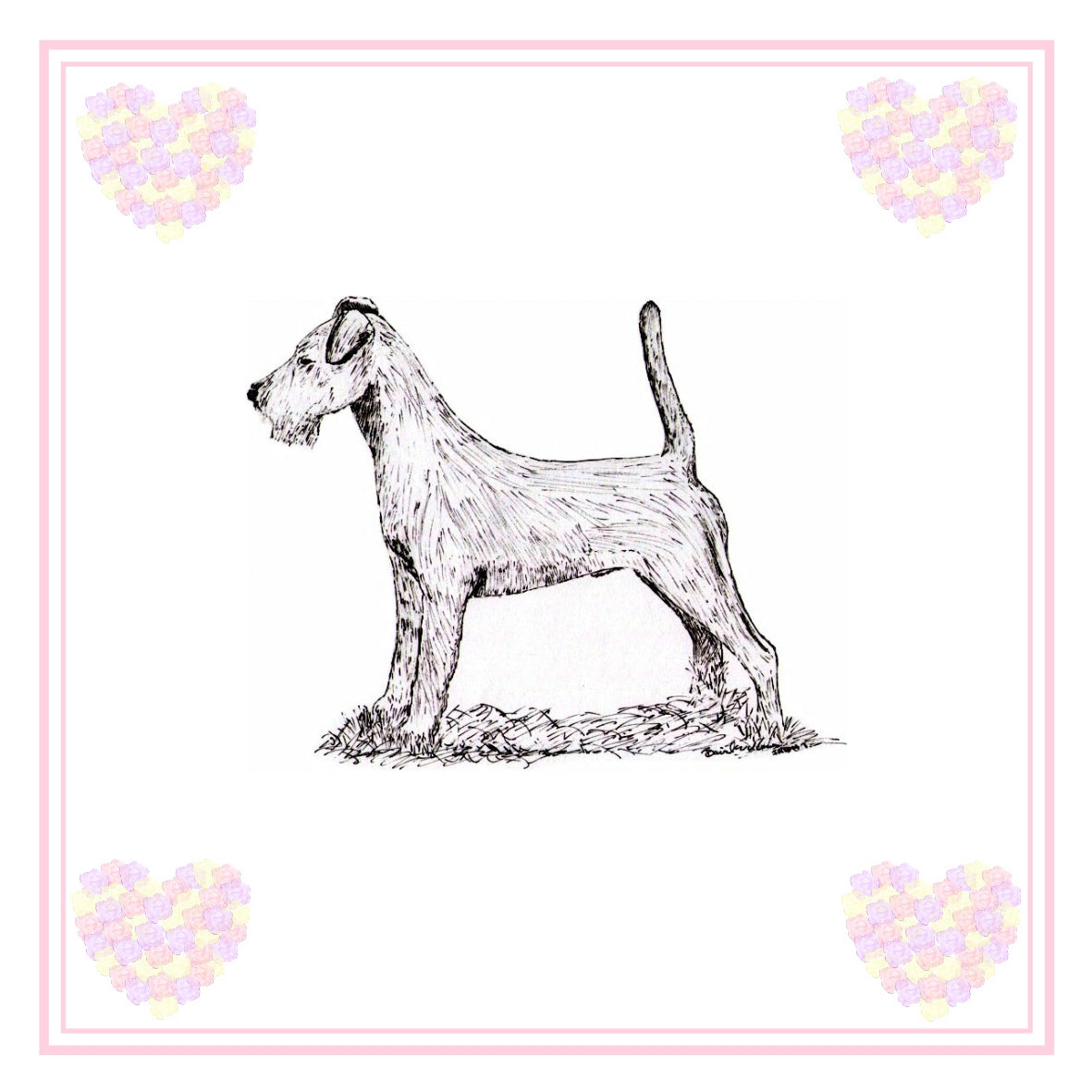 Irish Terrier Greeting Card Choice of 6 Designs BIRTHDAY, THINKING OF YOU, BLANK