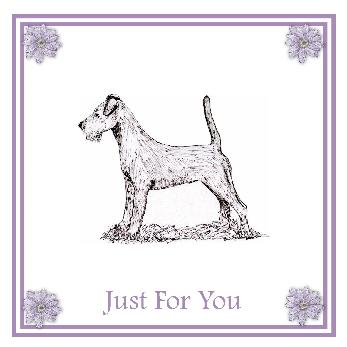 Irish Terrier Greeting Card Choice of 6 Designs BIRTHDAY, THINKING OF YOU, BLANK