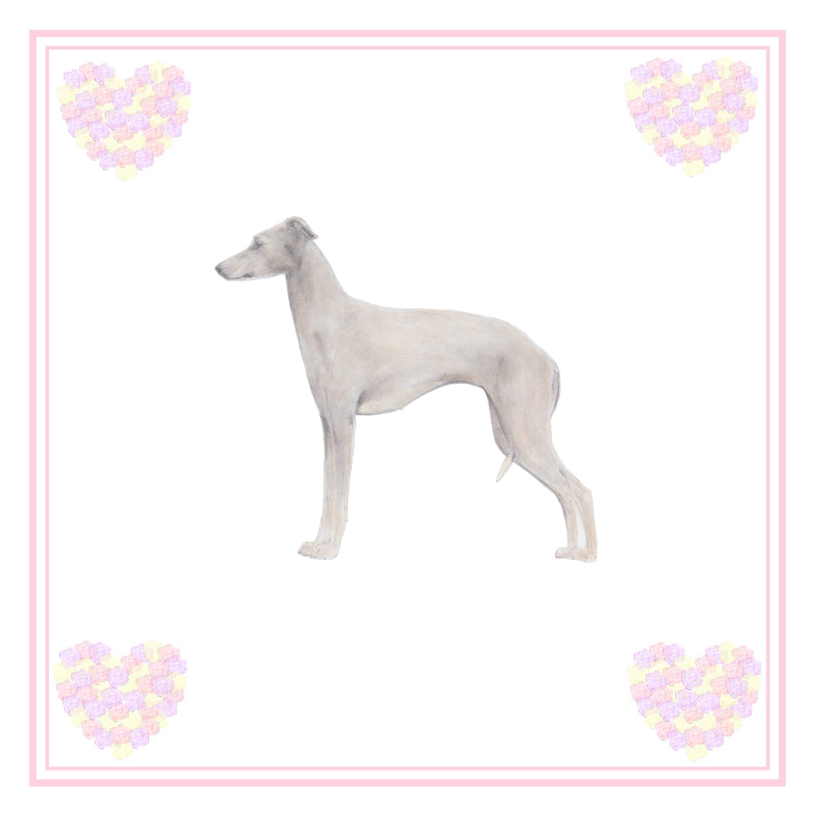 Italian Greyhound Greeting Card Choice of 6 Designs BIRTHDAY, THINKING OF YOU, BLANK
