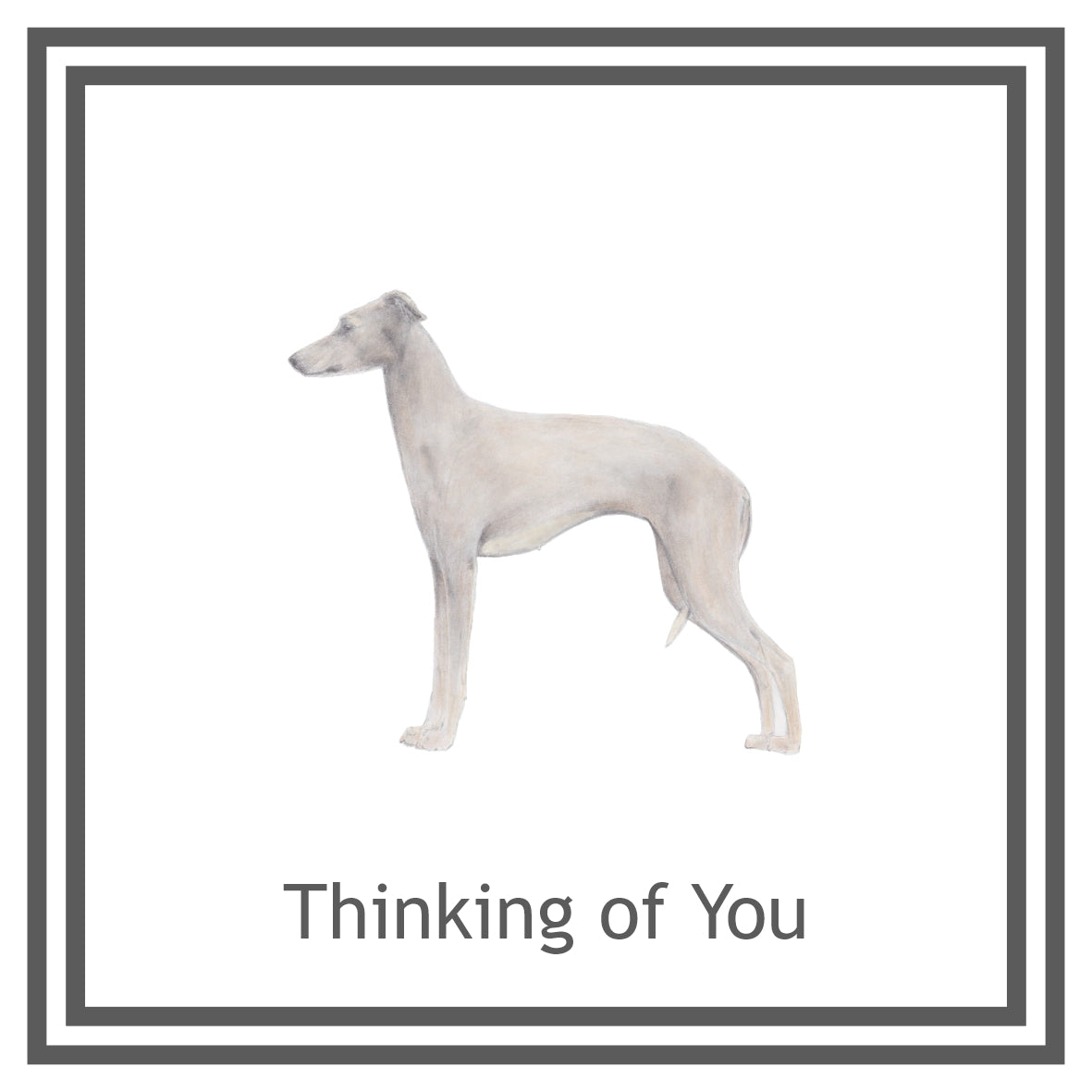 Italian Greyhound Greeting Card Choice of 6 Designs BIRTHDAY, THINKING OF YOU, BLANK
