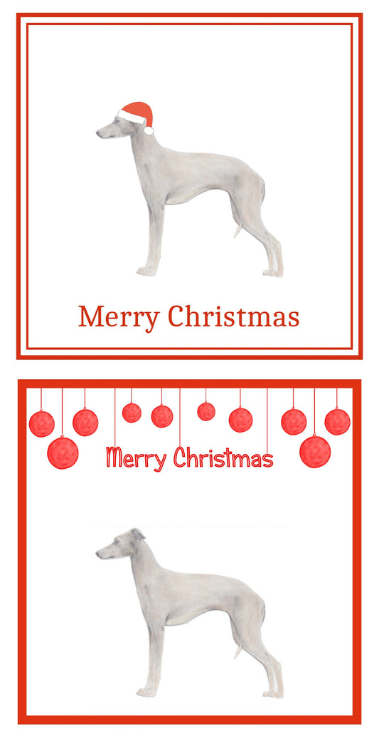 Italian Greyhound Christmas Cards Pack of 6