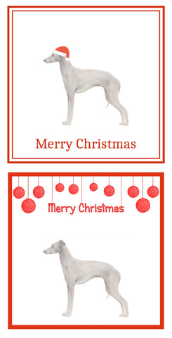 Italian Greyhound Christmas Cards Pack of 6