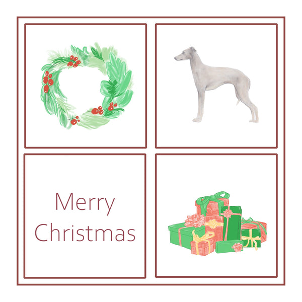 Italian Greyhound Christmas Card Choice of 3