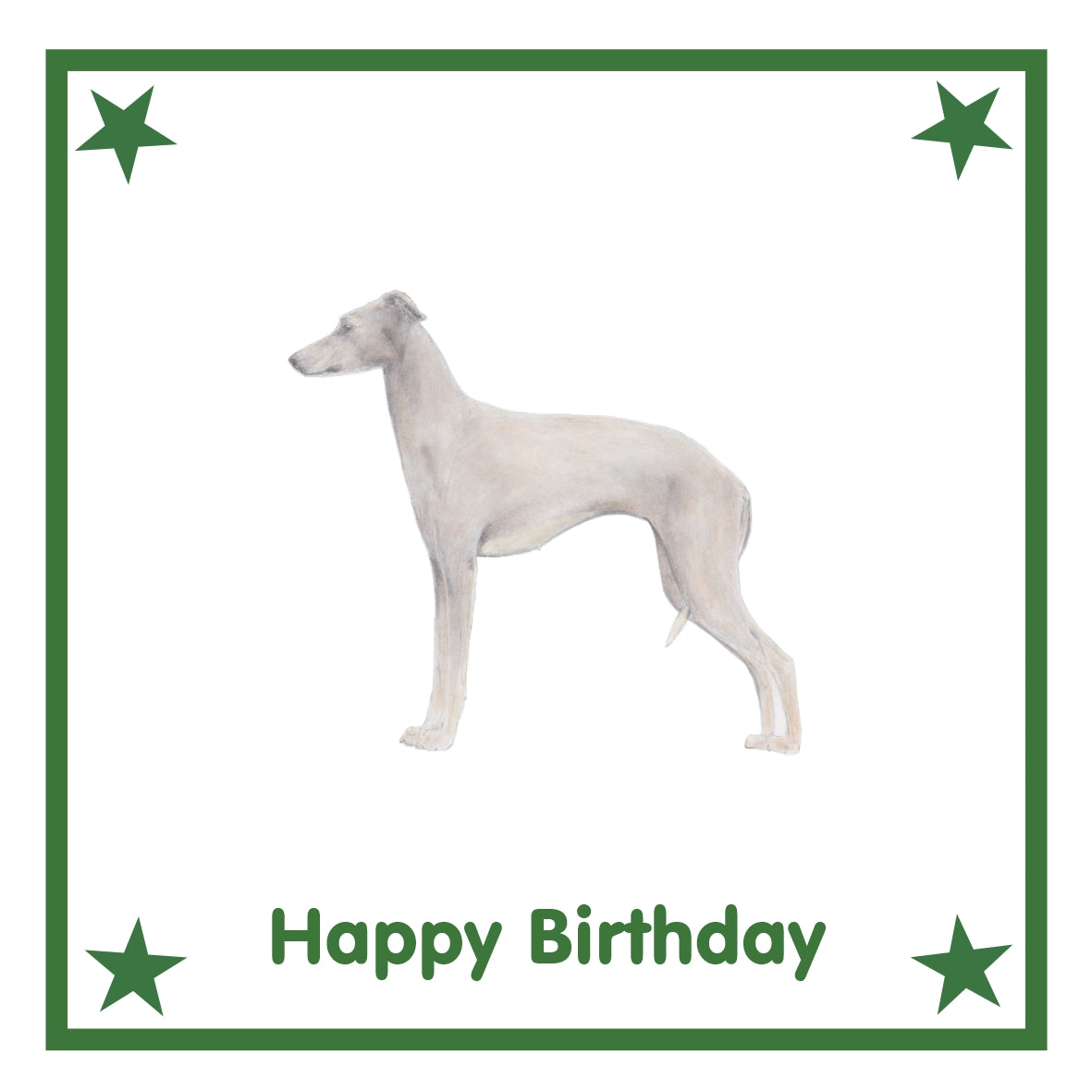 Italian Greyhound Greeting Card Choice of 6 Designs BIRTHDAY, THINKING OF YOU, BLANK