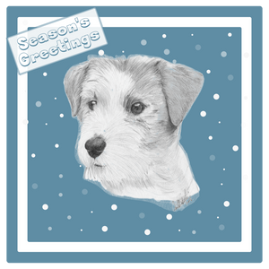 Jack Russell Terrier Christmas Card Choice of 3 Card Designs Single or Multi Pack