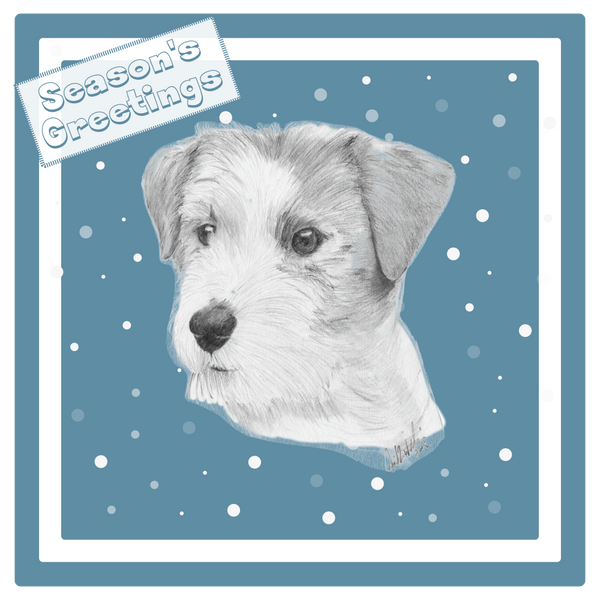 Jack Russell Terrier Christmas Card Choice of 3 Card Designs Single or Multi Pack