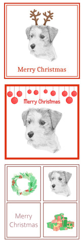 Jack Russell Terrier Christmas Card Choice of 3