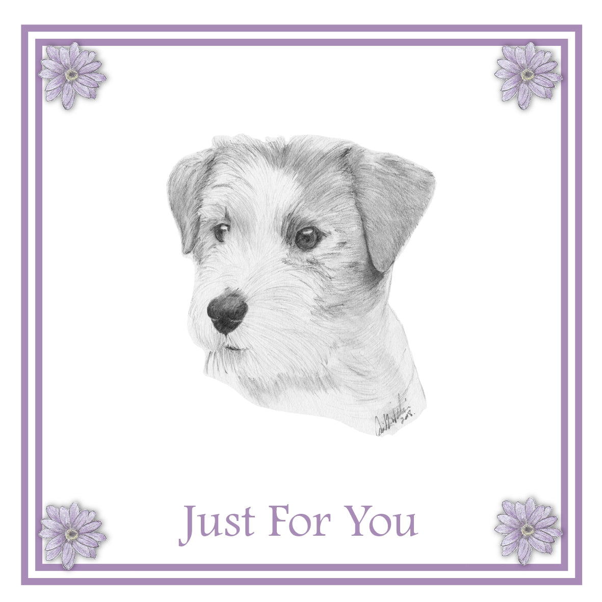Jack Russell Terrier Greeting Card Choice of 6 Designs BIRTHDAY, THINKING OF YOU, BLANK