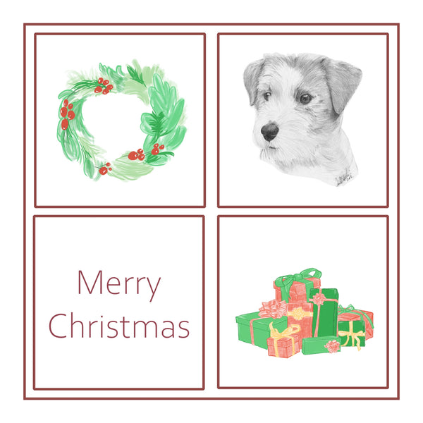 Jack Russell Terrier Christmas Card Choice of 3