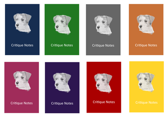 Jack Russell Terrier Dog Show Judging Critique Notes Book A5