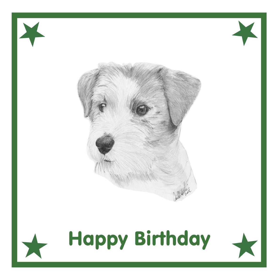 Jack Russell Terrier Greeting Card Choice of 6 Designs BIRTHDAY, THINKING OF YOU, BLANK
