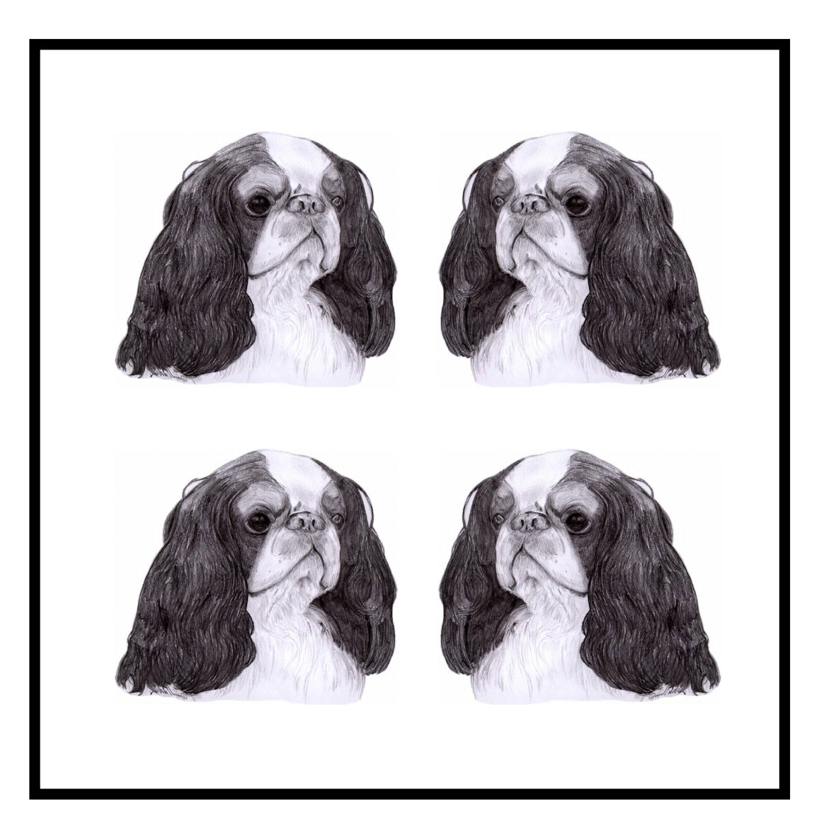 King Charles Spaniel  Greeting Card Choice of 6 Designs BIRTHDAY, THINKING OF YOU, BLANK