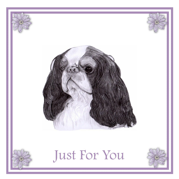 King Charles Spaniel  Greeting Card Choice of 6 Designs BIRTHDAY, THINKING OF YOU, BLANK