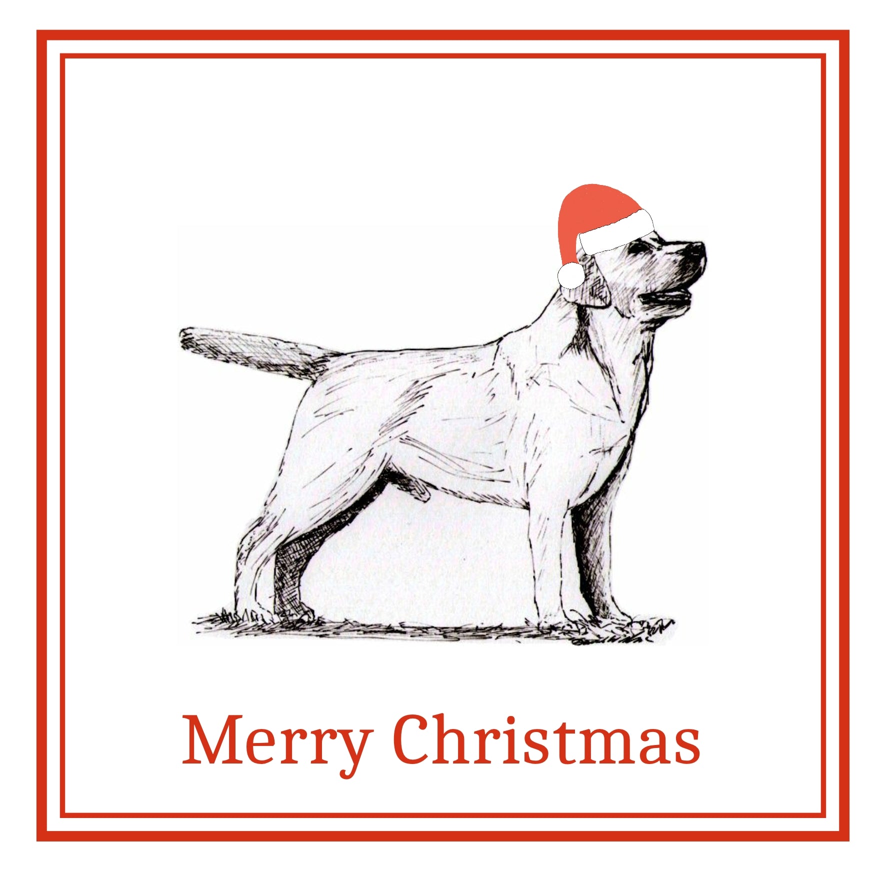 Labrador Retriever Christmas Cards Pack of 6