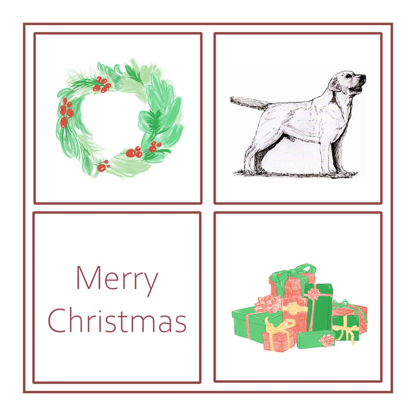 Labrador Retriever Christmas Card Choice of 3