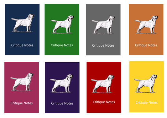 Labrador Retriever Dog Show Judging Critique Notes Book A5