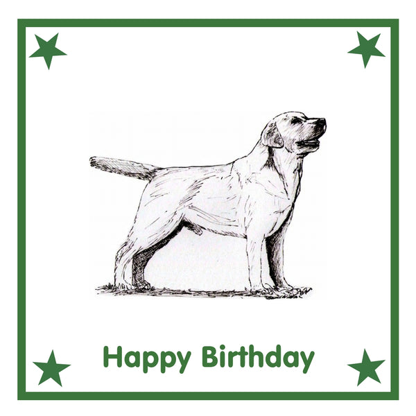 Labrador Retriever Greeting Card Choice of 6 Designs BIRTHDAY, THINKING OF YOU, BLANK