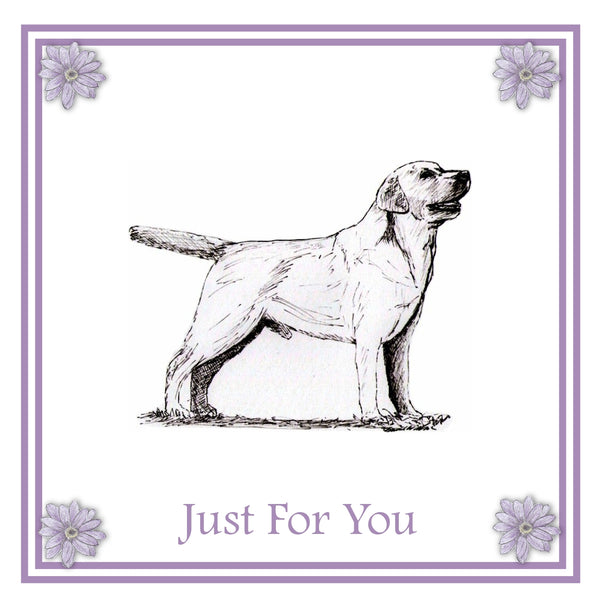 Labrador Retriever Greeting Card Choice of 6 Designs BIRTHDAY, THINKING OF YOU, BLANK