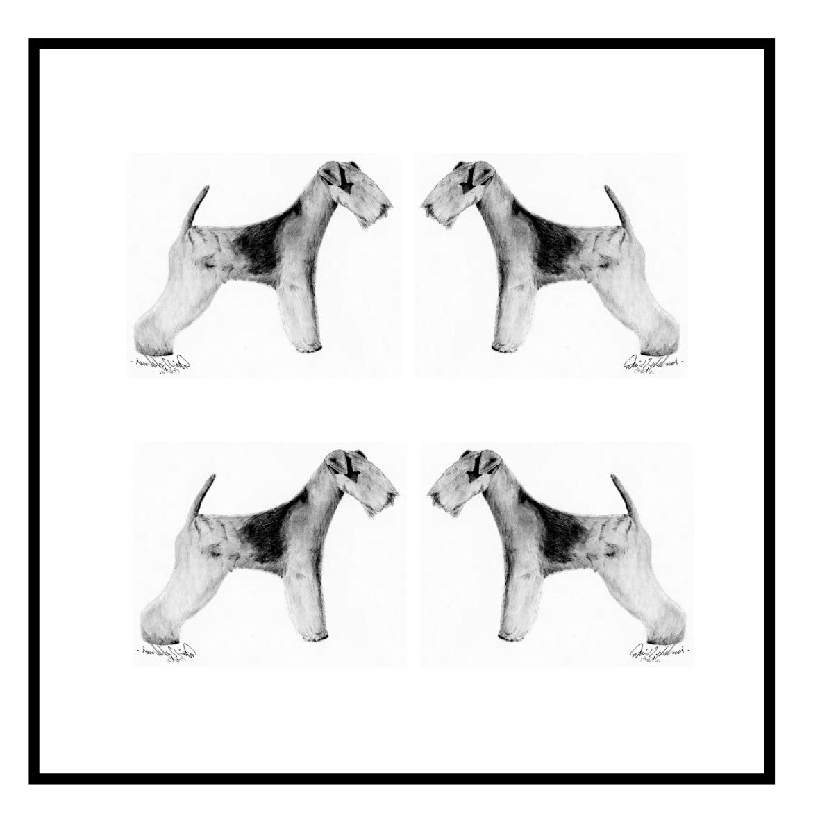 Lakeland Terrier Greeting Card Choice of 6 Designs BIRTHDAY, THINKING OF YOU, BLANK
