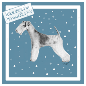 Lakeland Terrier Christmas Card Choice of 3 Card Designs Single or Multi Pack