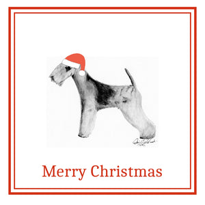 Lakeland Terrier Christmas Card Choice of 3