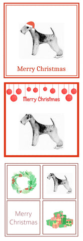 Lakeland Terrier Christmas Card Choice of 3