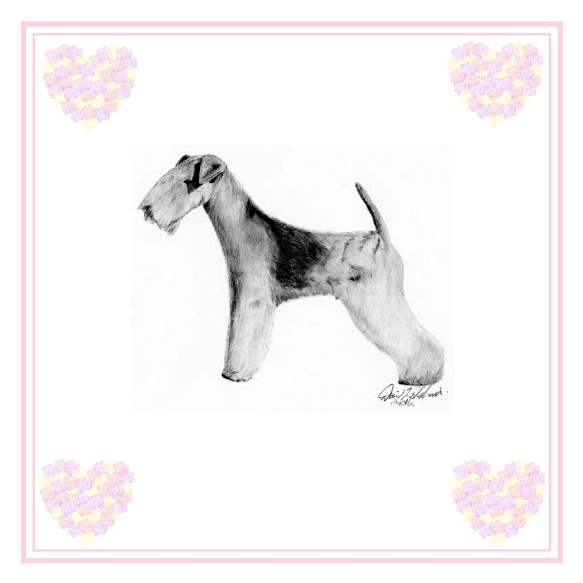 Lakeland Terrier Greeting Card Choice of 6 Designs BIRTHDAY, THINKING OF YOU, BLANK