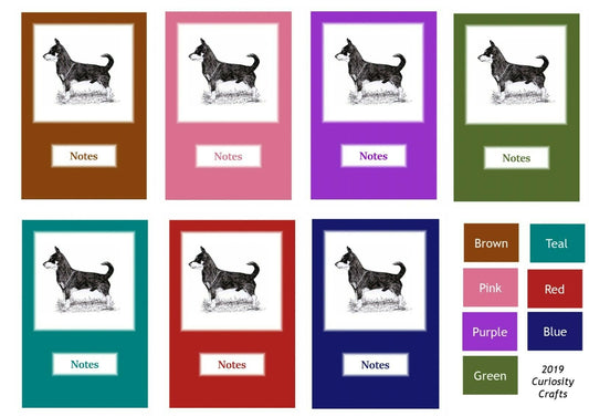 Lancashire Heeler A5 Wire Bound Notebook