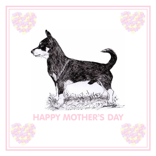 Lancashire Heeler Mother's Day Card PERSONALISATION AVAILABLE