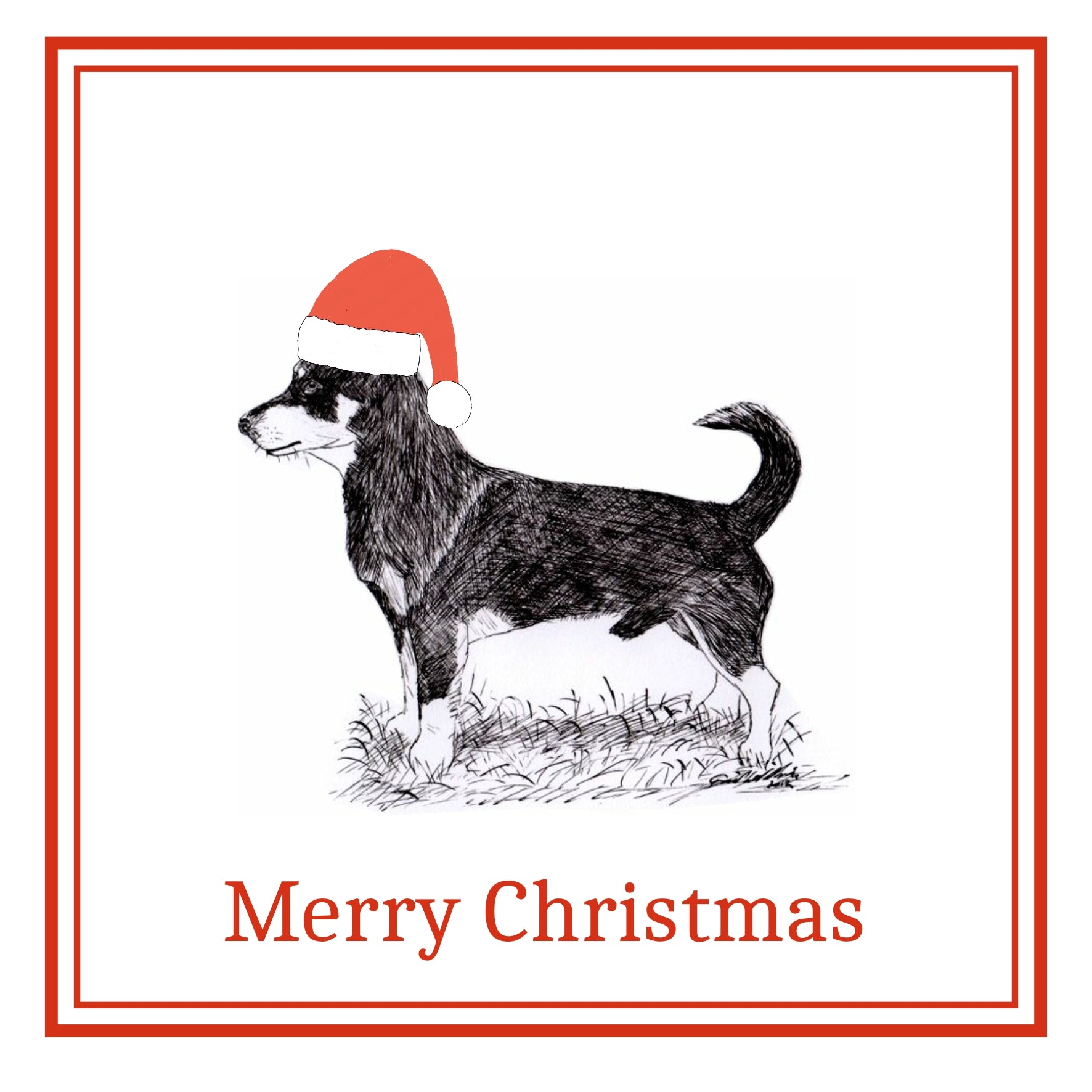 Lancashire Heeler Christmas Card Choice of 3