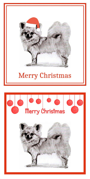 L/C Chihuahua Christmas Cards Pack of 6