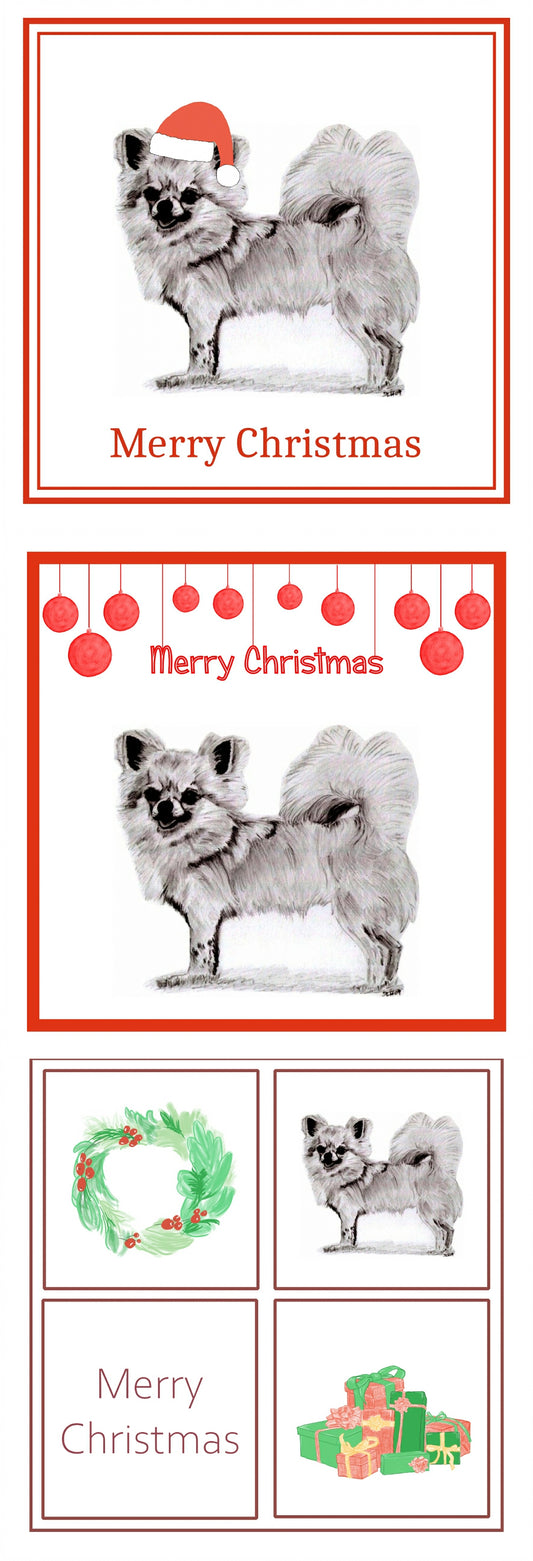 L/C Chihuahua Christmas Card Choice of 3