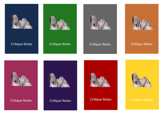 Lhasa Apso Dog Show Judging Critique Notes Book A5