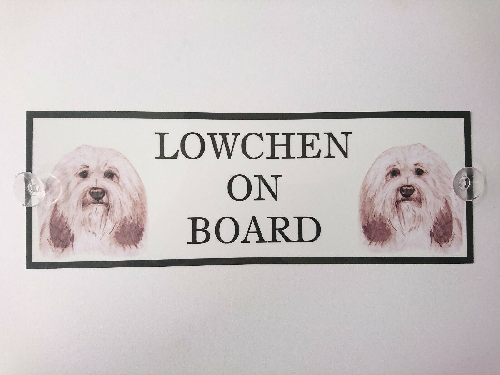 Lowchen On Board Car Sign