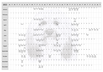 Lowchen Dog Show 2022 Year Planner A4