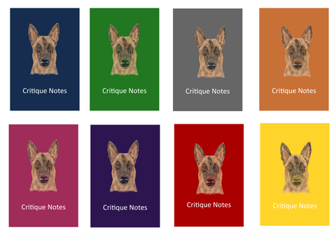 Belgian Shepherd Dog (Malinois) Dog Show Judging Critique Notes Book A5