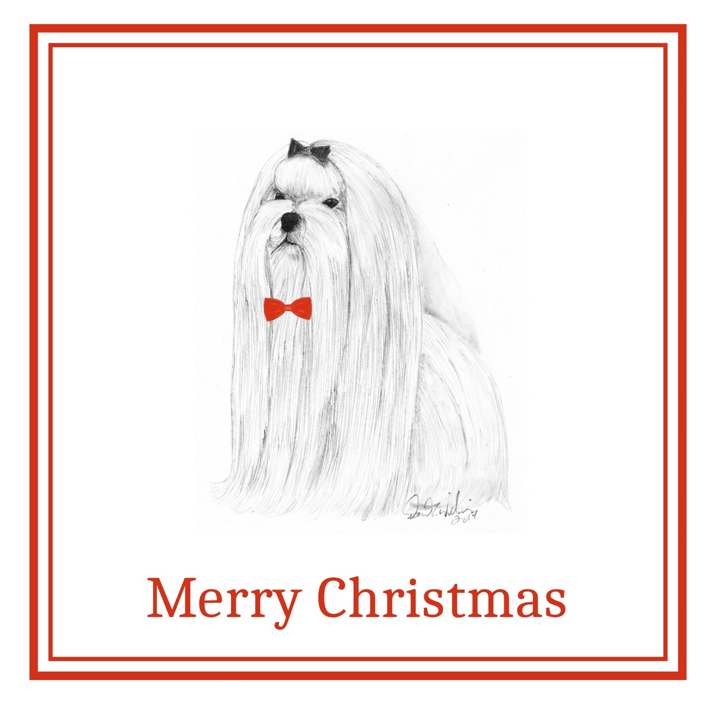 Maltese Christmas Cards Pack of 6