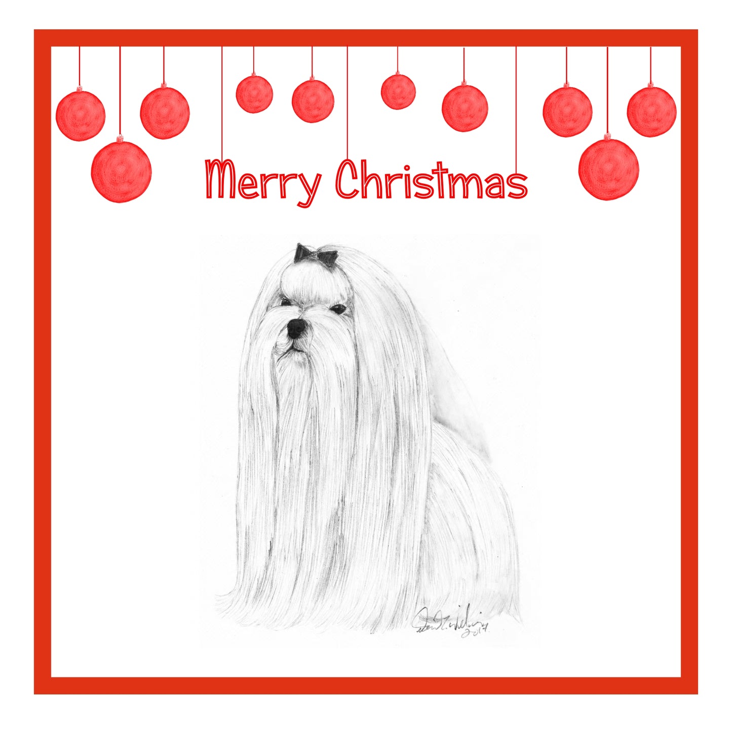 Maltese Christmas Cards Pack of 6