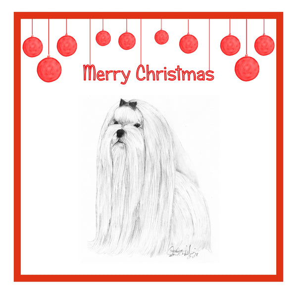 Maltese Christmas Cards Pack of 6