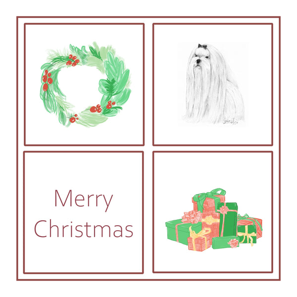 Maltese Christmas Card Choice of 3
