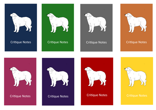 Maremma Sheepdog Dog Show Judging Critique Notes Book A5