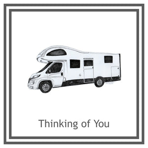 Motorhome Greeting Card Choice of 6 Designs BIRTHDAY, THINKING OF YOU, BLANK