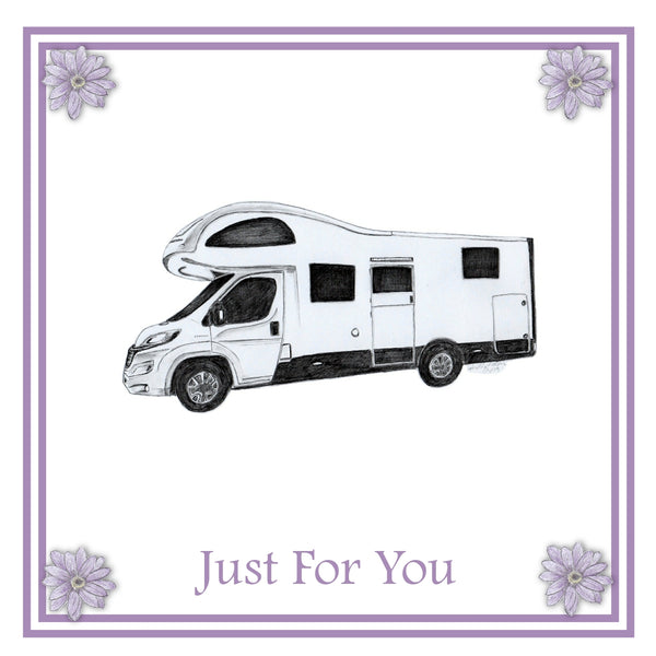 Motorhome Greeting Card Choice of 6 Designs BIRTHDAY, THINKING OF YOU, BLANK