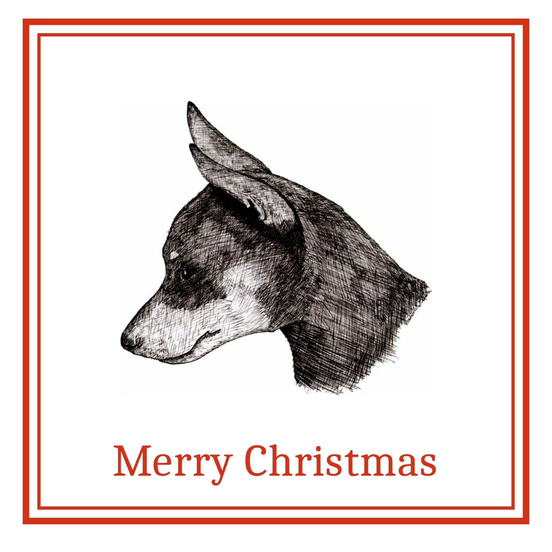 Miniature Pinscher Christmas Cards Pack of 6