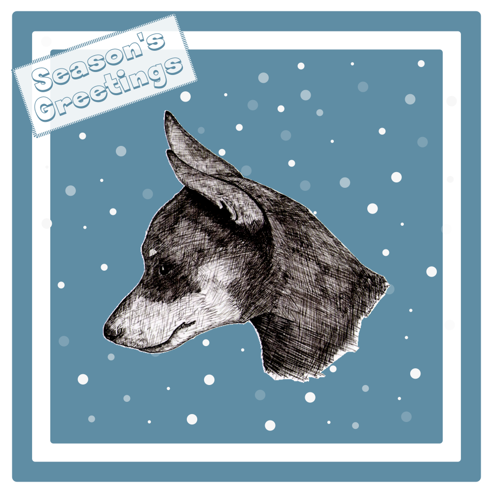 Miniature Pinscher Christmas Card Choice of 3 Card Designs Single or Multi Pack