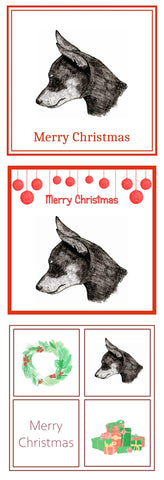 Miniature Pinscher Christmas Card Choice of 3