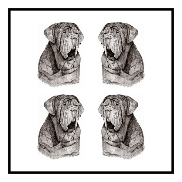 Neapolitan Mastiff Greeting Card Choice of 6 Designs BIRTHDAY, THINKING OF YOU, BLANK